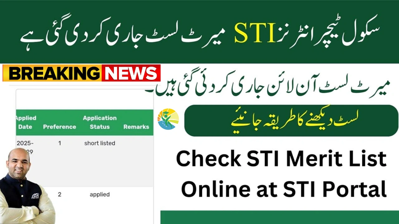 Punjab School Teacher Internship (STI) Program 2025 – Merit List, Schedule, and Selection Process Explained